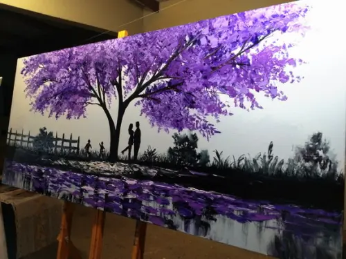 Quadros Pintura Familia Divertida Jacarandá Black Friday