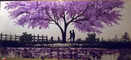 Quadros Pintura Família Divertida Jacarandá Black Friday