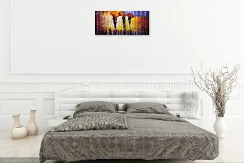 Quadros Pintura Moderno União Amizade Famíy Black Friday