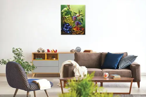 Quadros Pintura Tela Cozinha Gourmet Sala de Jantar Frutas