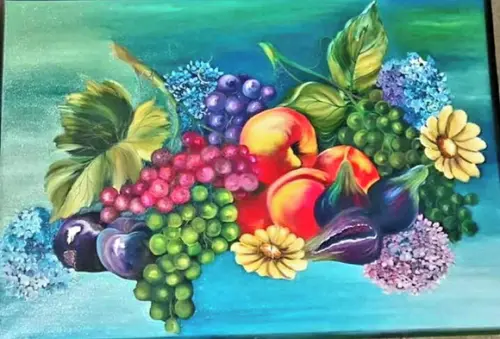 Quadros Pintura Tela Cozinha Gourmet Sala de Jantar Frutas