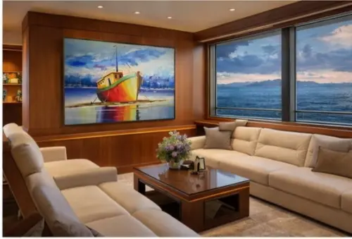 Quadros Pintura Tela Paisagem Mar Praia Barco Black Friday