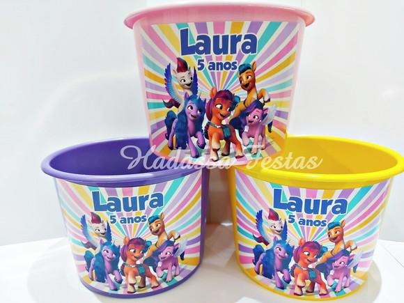 Balde de Pipoca Personalizado My Little Pony