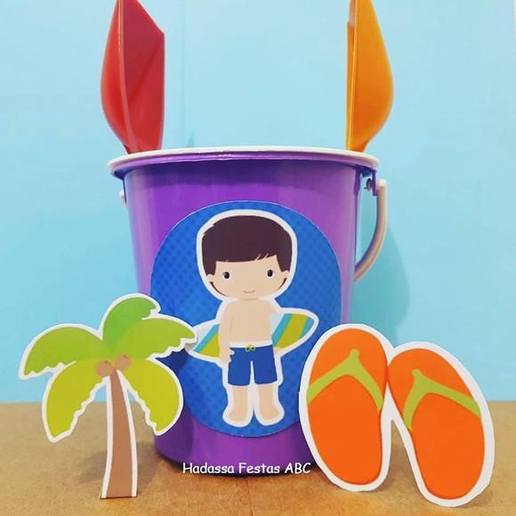 Balde de Praia Personalizado
