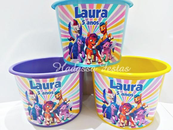 Balde de Pipoca Personalizado My Little Pony