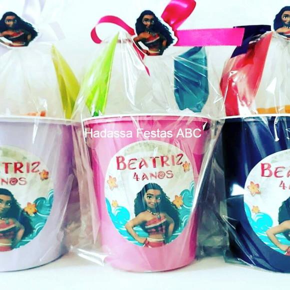 Balde de Praia Personalizado Moana