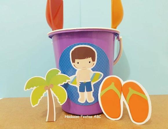Balde de Praia Personalizado