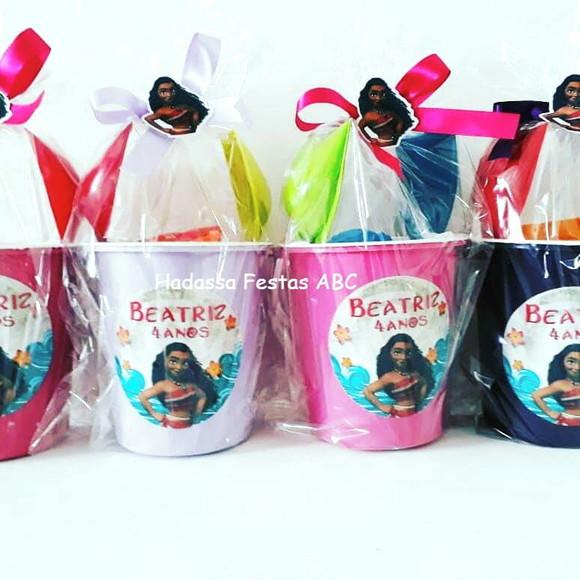 Balde de Praia Personalizado Moana