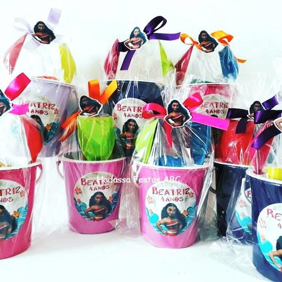 Balde de Praia Personalizado Moana