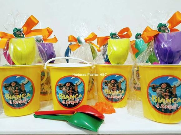 Balde de Praia Personalizado Moana