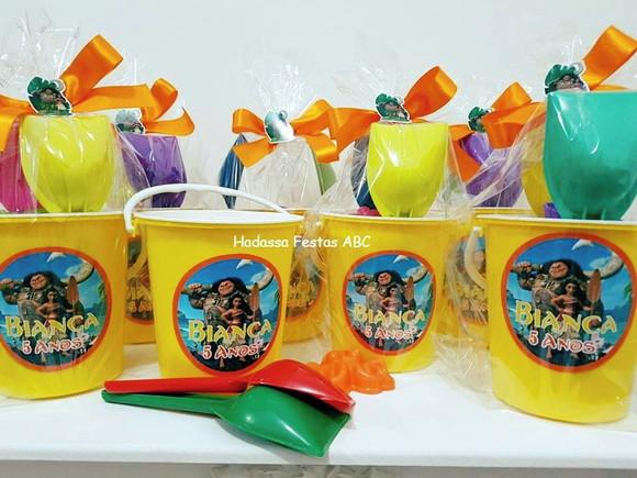 Balde de Praia Personalizado Moana