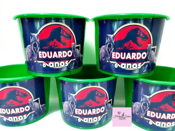 Balde Personalizado Jurassic Park 1,5 Litro