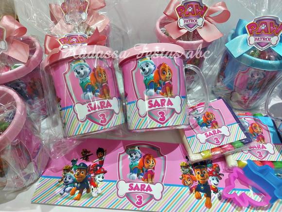 Caneca Acrílica com Kit Massinha Patrulha Canina