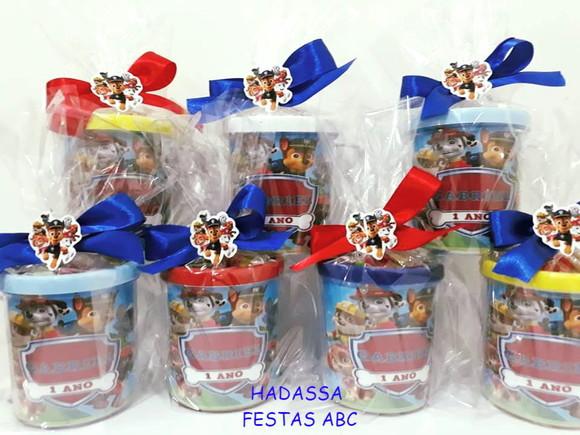 Caneca Acrílica com Kit Massinha Patrulha Canina
