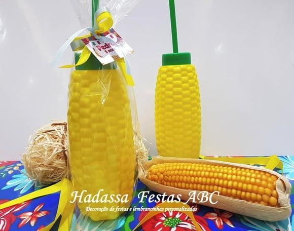Copo Decorativo Espiga de Milho 350 ml