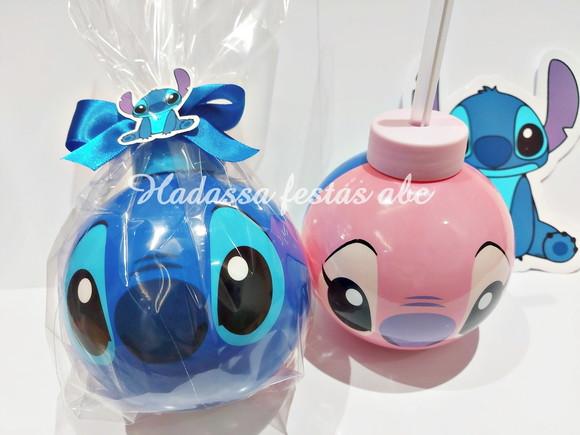 Copo Stitch com Canudo 450 ml
