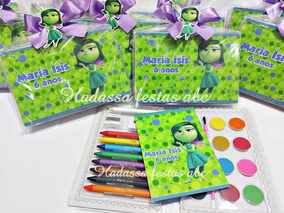 Estojo 24 Peças com Livrinho para Colorir Divertidamente