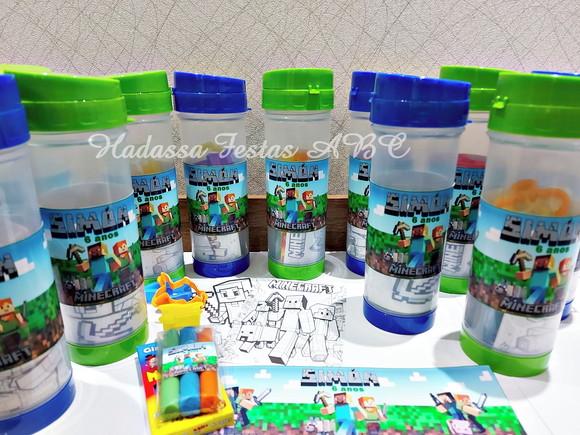Garrafa Squeeze Personalizada com Kit para Colorir
