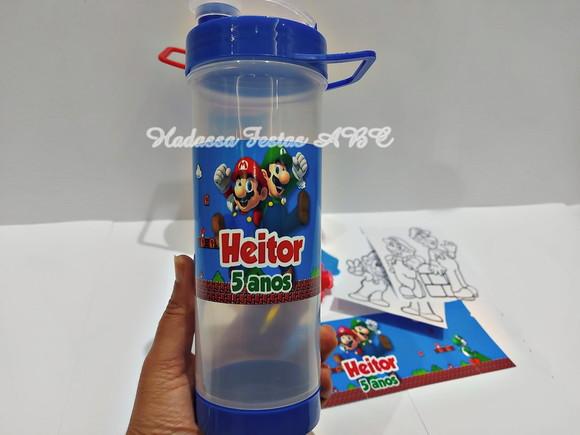 Garrafa Squeeze Personalizada com Kit para Colorir