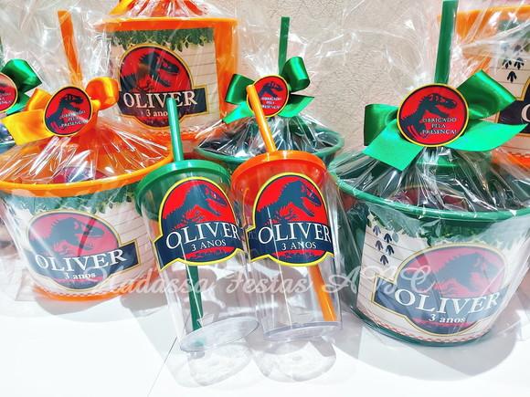 Kit Balde Personalizado e Copo Twister 300 ml