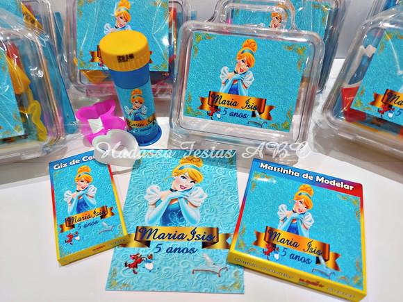 Kit Pintura com Bolinha de Sabão Cinderela
