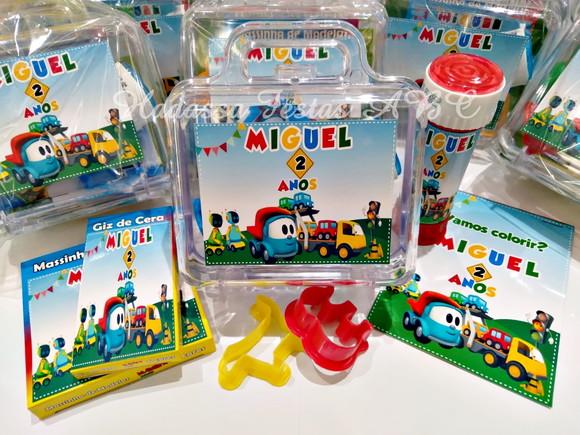 Kit Pintura com Bolinha de Sabão Léo e o Caminhão