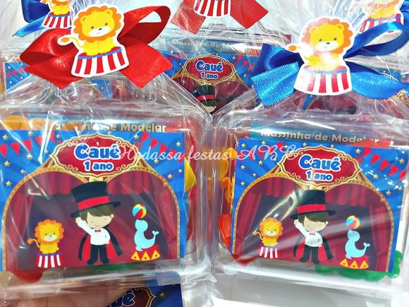 Kit Pintura com Bolinha de Sabão Tema Circo