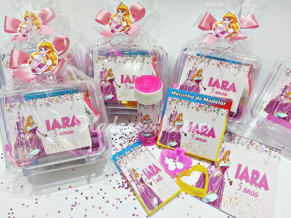 Kit Pintura com Bolinha de Sabão Princesa Aurora