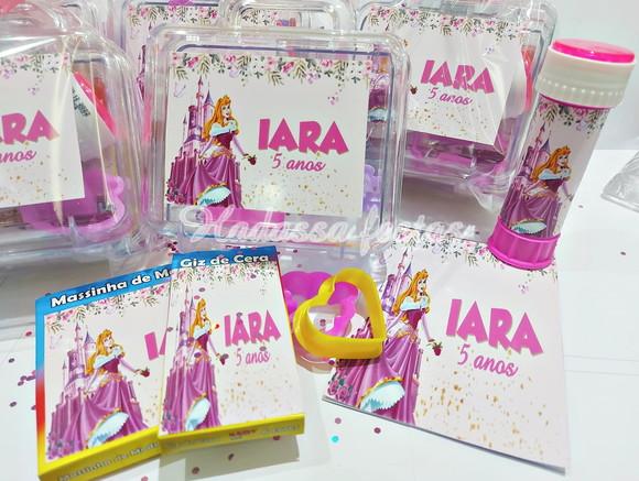 Kit Pintura com Bolinha de Sabão Princesa Aurora