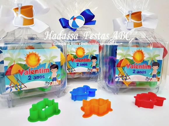 Kit Pintura com Bolinha de Sabão Tema Praia
