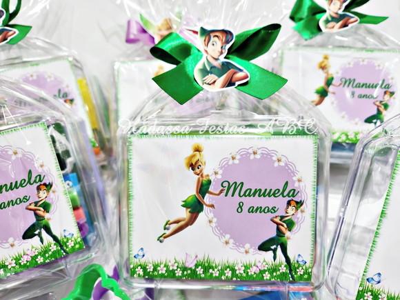 Kit Pintura Personalizado Tema Sininho e Peter Pan