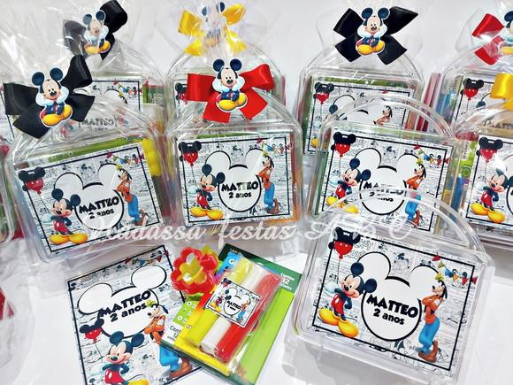 Maleta com Kit para Colorir e Brincar turma do Mickey