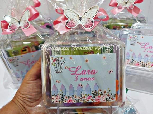 Maleta com Kit para Colorir Tema Jardim Encantado