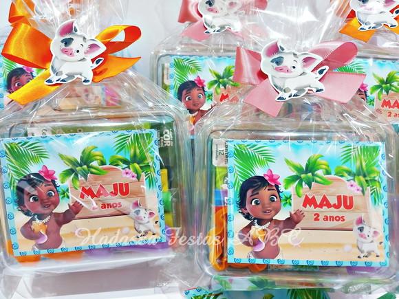 Maleta com Kit para Colorir Tema Moana Baby