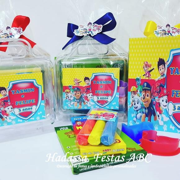 Maleta com Kit para Colorir Tema Patrulha Canina