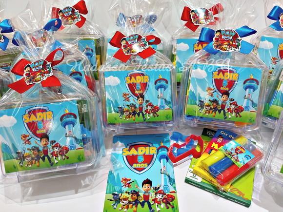 Maleta com Kit para Colorir Tema Patrulha Canina