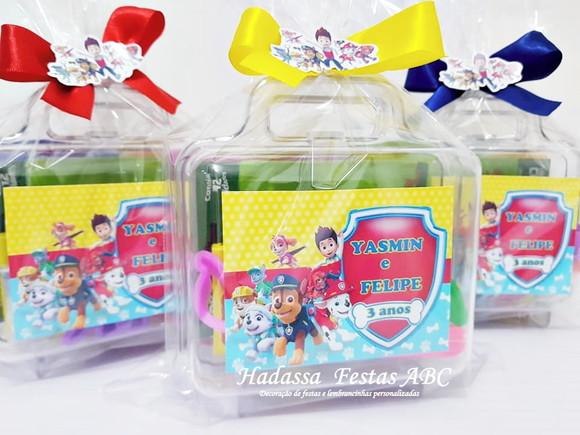 Maleta com Kit para Colorir Tema Patrulha Canina