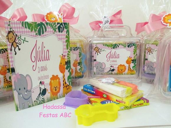 Maleta com Kit Pintura Safári Rosa