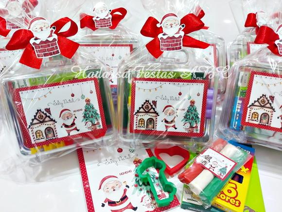 Maleta com Kit Pintura Tema Natal