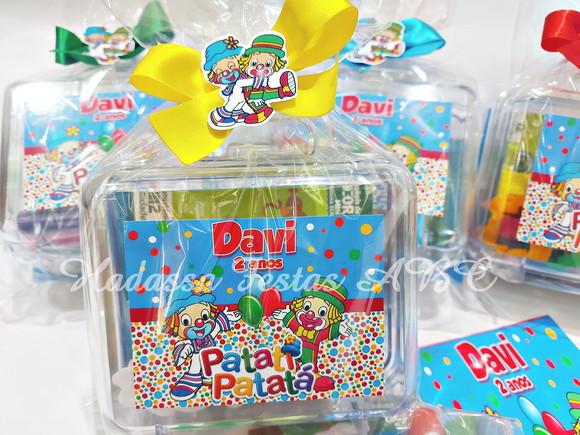 Maleta Personalizada com Kit para Colorir Patati Patatá