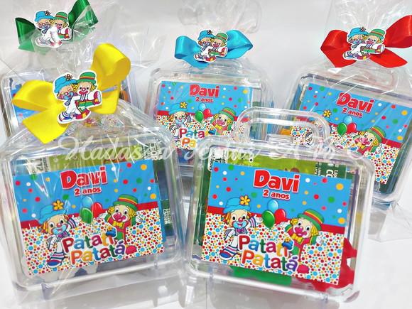 Maleta Personalizada com Kit para Colorir Patati Patatá