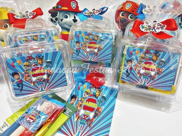 Maleta Personalizada com Kit para Colorir Patrulha Canina