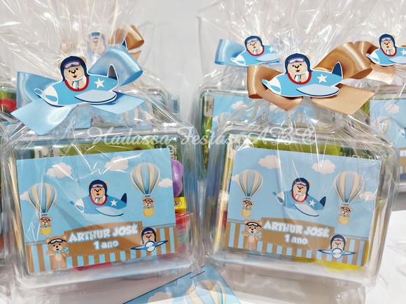 Maleta Personalizada com Kit Pintura Urso Baloeiro
