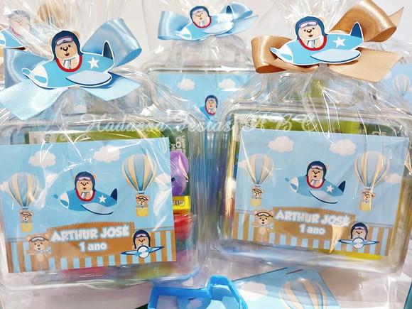 Maleta Personalizada com Kit Pintura Urso Baloeiro