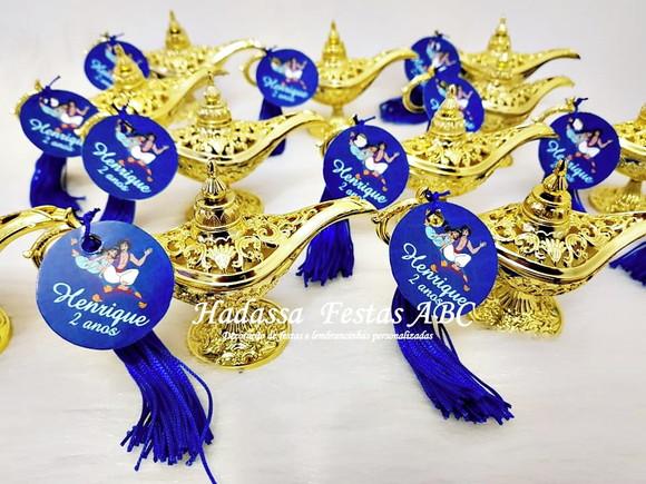 Mini Lâmpada Aladim Dourada
