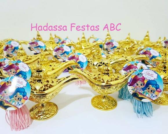 Mini Lâmpada Personalizada Tema Shimmer e Shine