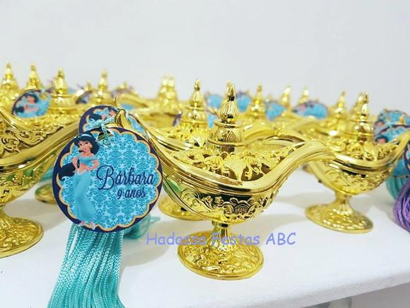 Mini Lampadas Dourada Personalizadas