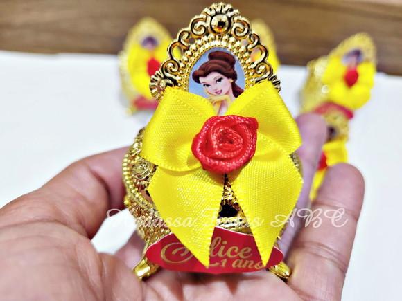 Mini Porta Joia Luxo Princesa Bela