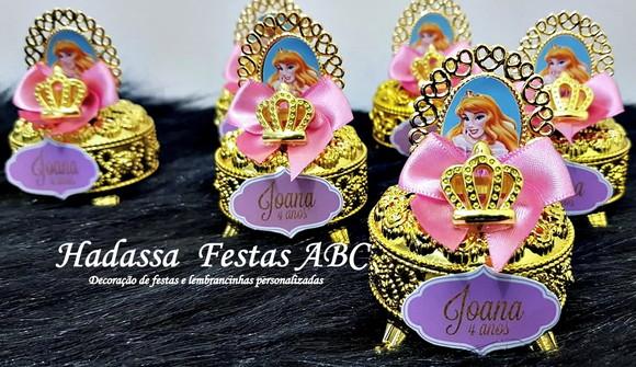 Porta Joia Luxo Bela Adormecida com Tag