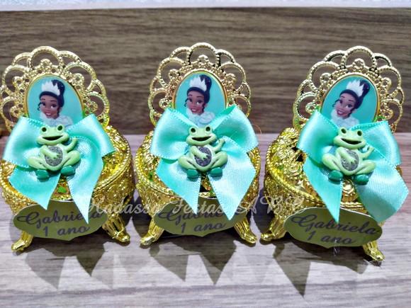 Porta Joia Personalizado Princesa e o Sapo